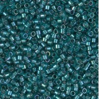 Miyuki delica Beads 11/0 - Sparkling aqua green lined teal ab DB-1769